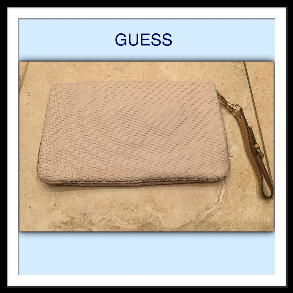 Guess Makala Python Foldover Envelope Clutch - image 2
